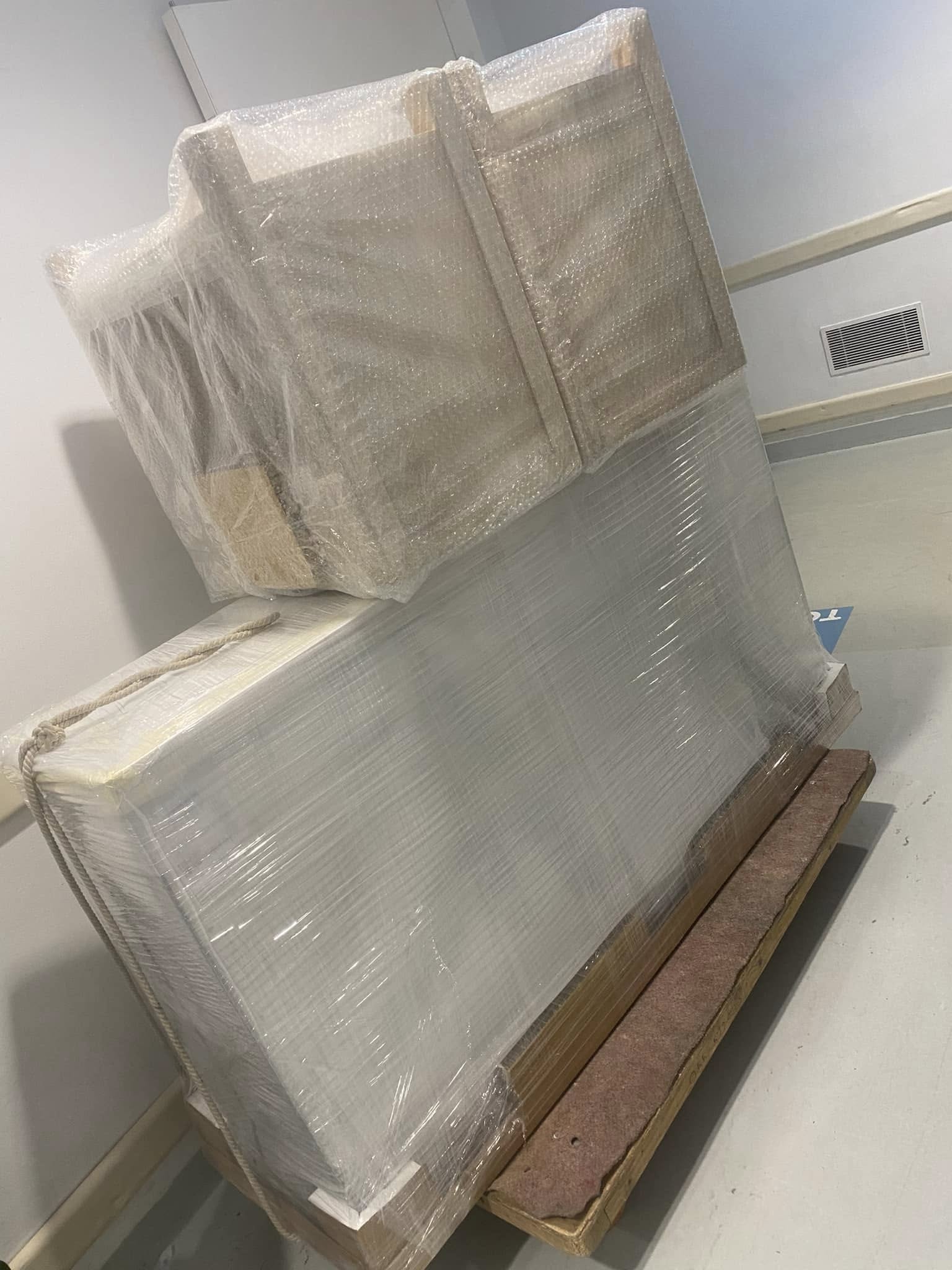 Professional movers packing household items in Dubai